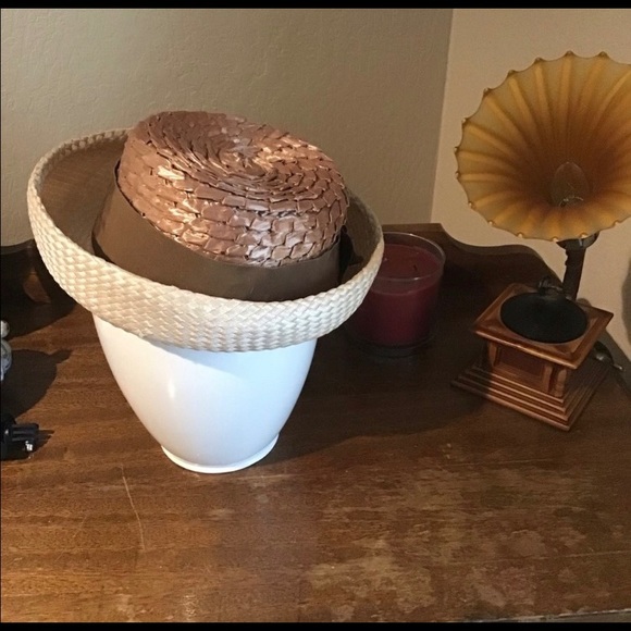Vintage The Emporium Straw Hat - Picture 3 of 4